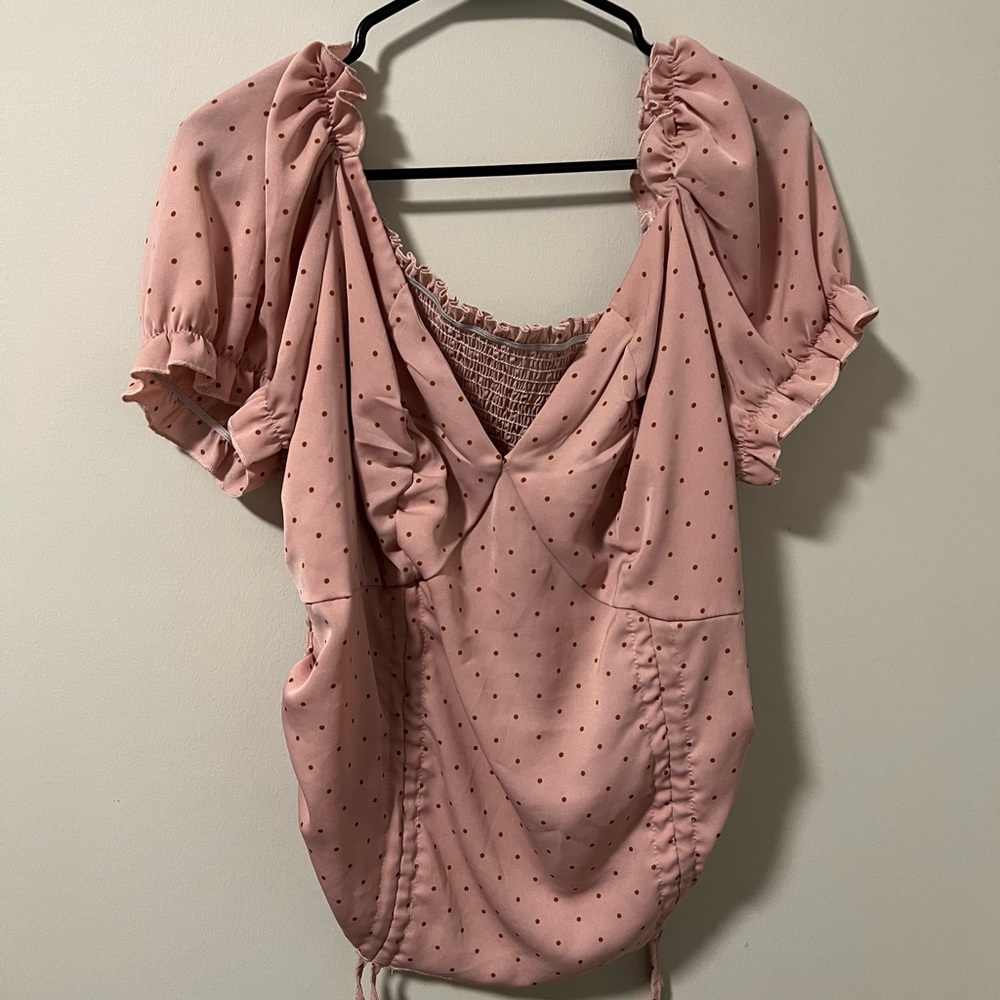 Pink blouse